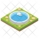 Water Reservoir Pool Cityscape Icon