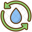 Water Reuse Recycle Reuse Icon