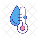 Water Temperature Measurement Icon