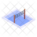 Water Volleyball Net Icon