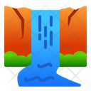 Waterfall River View Icon
