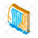 Waterfall Nature Landscape Icon