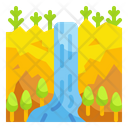 Waterfall Outdoors Scenery Icon