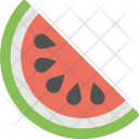 Watermelon Half Slice Icon