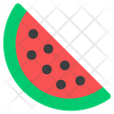 Watermelon Tropical Fruit Natural Food Icon