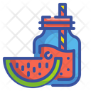 Watermelon Juice Drink Icon