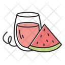 Watermelon Juice Color Icon