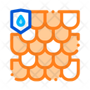 Waterproof Material Roof Icon