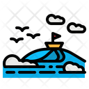 Wave Sea Ocean Icon