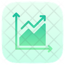 Wave Chart Analytics Statistical Icon