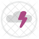 Cloud Shock Electric Icon