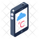 Mobile Weather App Smartphone Weather App Weather Forecast Icon
