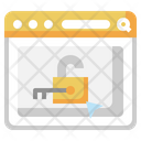 Web Access Web Unlock Unlock Icon