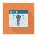Web Access Key Password Icon