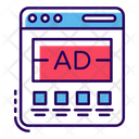 Web Ad Web Advertisement Web Banner Icon