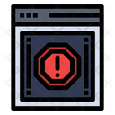 Web Alert Web Warning Web Error Icon