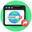 Web Domain Web Browser Web Search Icon