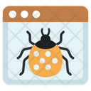 Web Bug Web Virus Bug Website Icon