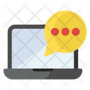 Online Chat Social Media Online Communication Icon