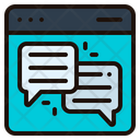 Web Chat Chat Website Icon