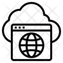 Hosting Web Network Icon
