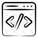 Web Coding Icon