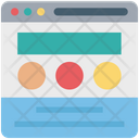 Web Content Web Grid Wireframe Icon