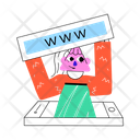 Web Domain  Icon