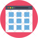 Webgrid Web Content Icon