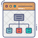 Web Hierarchy  Icon