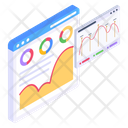 Web Statistics Web Infographic Online Data Icon