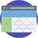 Web Page Template Icon
