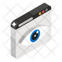 Web Visualization Web Monitoring Web Eye Icon