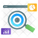 Data Monitoring Web Monitoring Web Surveillance Icon