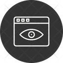 Web Monitoring Web View Eye Icon