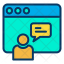 Web Online Chat Icon