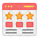 Web Rating Web Review Website Grading Icon