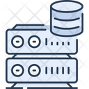 Web Server And Database Database Server Connection Server Icon
