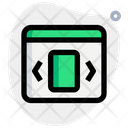 Web Slider Horizontal Icon