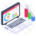 Online Statistics Web Statistics Web Analytics Icon