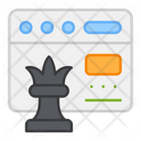 Web Strategy Web Chess Online Strategy Icon