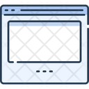 Website Wireframe Webpage Wireframe Web Structure Icon