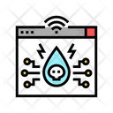 Web Teardrop Icon