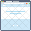 Web Blog Web Wireframe Web Design Icon