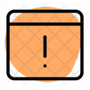 Web Warning Icon