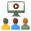 Web Conference Video Presentation Webinar Icon
