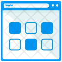 Webpage Starter Tiles Icon