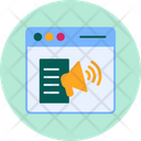 Webpage Online Marketing Icon