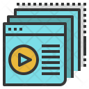 Content Website Video Icon