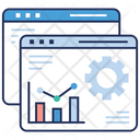 Web Configuration Website Development Data Analytics Icon